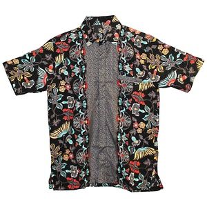 NWOT Men Indonesian Batik Short Sleeve Size L